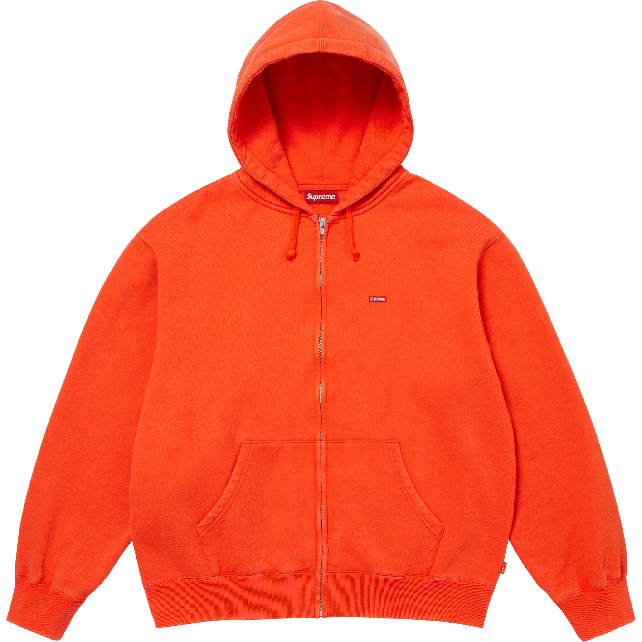 Small Box Zip Up Hooded Sweatshirt view 8